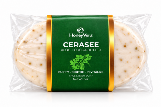 Cerasee Herbal Soap Bar in packaging — 5 oz