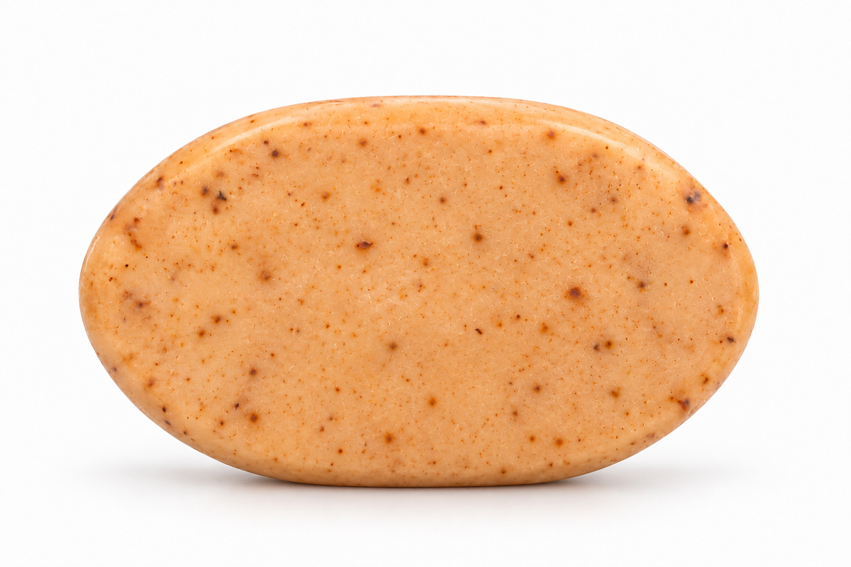 Golden Turmeric Lime Soap Bar without packaging — 5 oz
